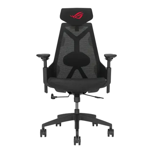 ASUS ROG Destrier Core Ergo Gaming Chair Black – Cyborg Design Ergonomic Mesh Chair with Mobile Arm Support & Adjustable Lumbar System