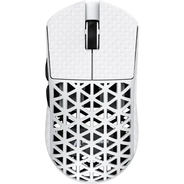 Attack Shark R5 Ultra 8K Carbon Fiber Wireless Gaming Mouse with 42,000 DPI – Black / White