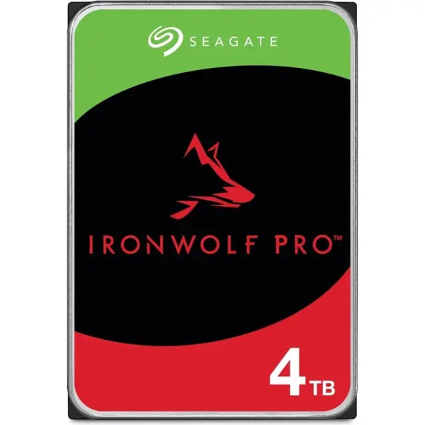 Seagate IronWolf Pro 4TB NAS Hard Drive – ST4000NE001 SATA 6Gb/s 3.5" 256MB Cache CMR HDD