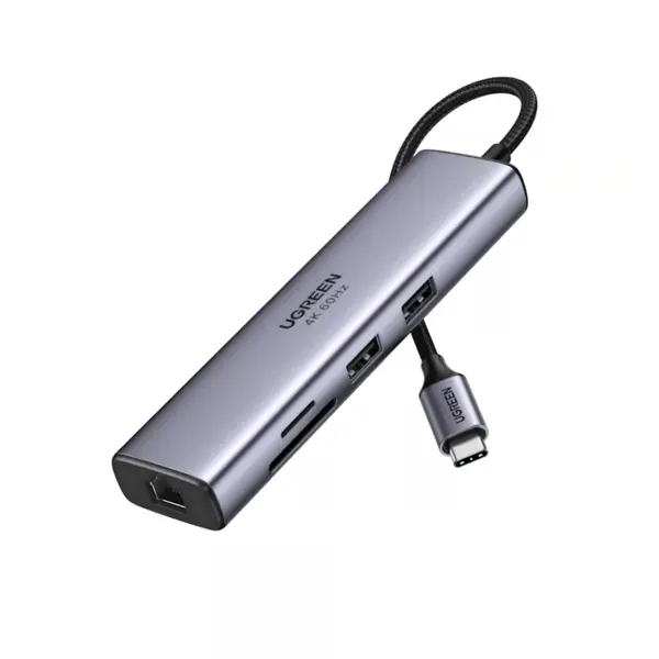 UGREEN 60515 Revodok 7-in-1 HDMI 4K@60Hz USB C Hub
