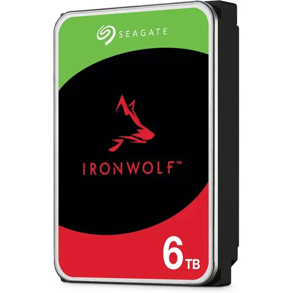 Seagate IronWolf 6TB Enterprise NAS HDD – 7200RPM, 256MB Cache, SATA 6Gb/s, CMR
