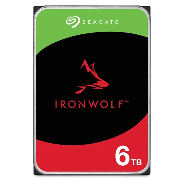 Seagate IronWolf 6TB Enterprise NAS HDD – 7200RPM, 256MB Cache, SATA 6Gb/s, CMR