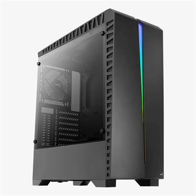 AeroCool Scar ARGB Mid Tower Chassis ATX Gaming PC Case with 1 Fan