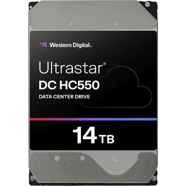 WD Ultrastar DC HC550 14TB HDD 0F38581 SATA SE 7200 RPM Data Center Hard Drive