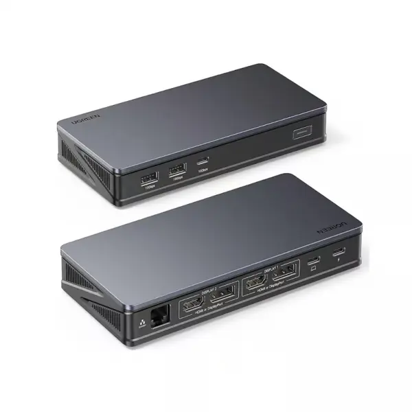 UGREEN 90912 Revodok Pro 209 USB C Triple Display Docking Station 9-in-1 Dual Monitor 4K@60Hz