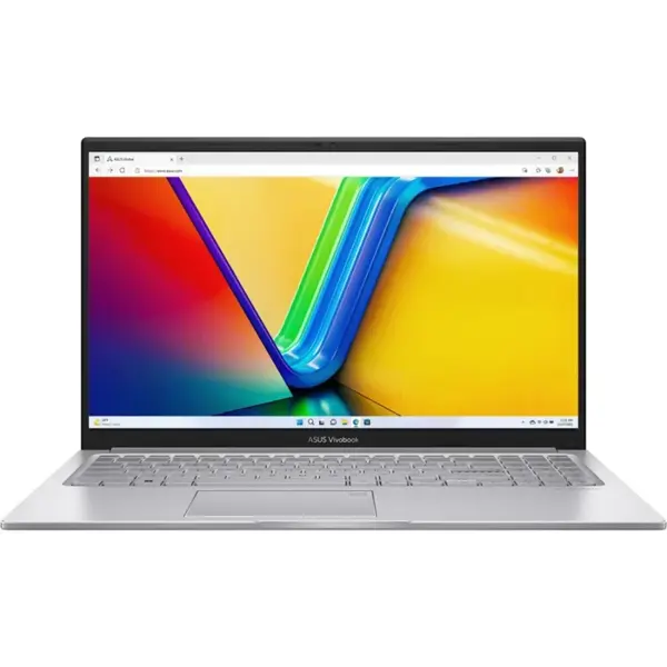 ASUS Vivobook 15 A1504 Laptop Intel Core i5-1335U, 8GB, 512GB SSD, 15.6 Inch FHD, Backlit Keyboard, Fingerprint, Cool Silver