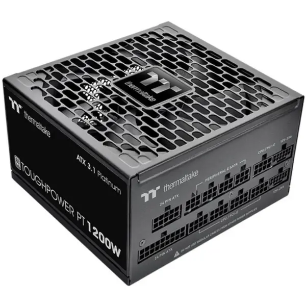 Thermaltake Toughpower PT 1200W Power Supply, ATX 3.1, 80 Plus Platinum, Full Modular, PCIe Gen 5.1