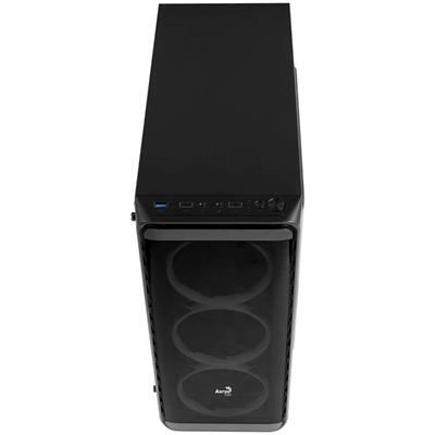 AeroCool SI-5200 Acrylic Edition RGB Mid Tower Chassis ATX Gaming PC Case with 3 ARGB Fan