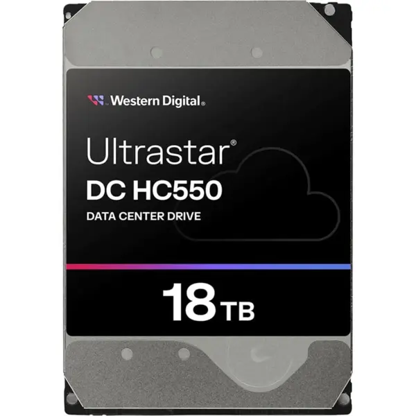 WD Ultrastar DC HC550 18TB HDD 0F38459 SATA SE Data Center Hard Drive, up to 269MB/s Transfer Rate