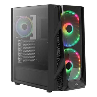 AeroCool NightHawk Duo ARGB Mid-Tower E-ATX Gaming PC Case