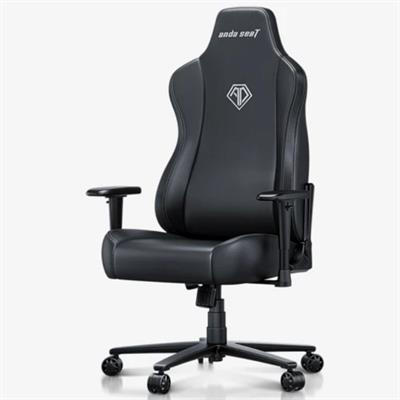 AndaSeat Novis XL Series Ergonomic Gaming Chair Elegant Black PVC Leather Best Budget Gaming Chair Heavy Duty Lumbar Support Office & Gaming Chair