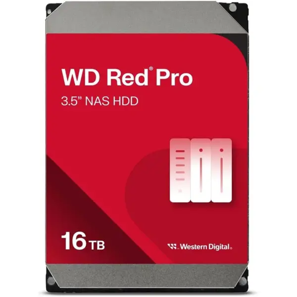 WD Red Pro NAS Hard Drive 16TB WD161KFGX – Enterprise-Class NAS Storage for Multi-Bay RAID Systems