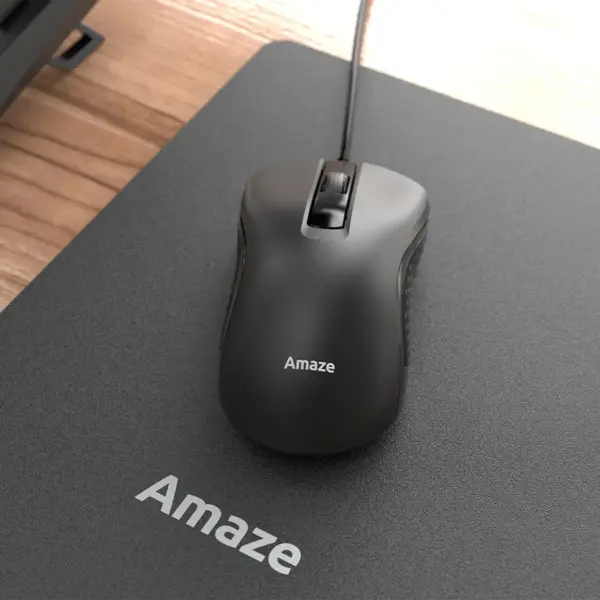 Amaze A702 Probus Silent Click Wired Mouse  