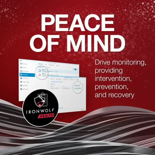 Seagate IronWolf Pro 18TB NAS Hard Drive – ST18000NE000 SATA 6Gb/s 3.5" 256MB Cache CMR HDD