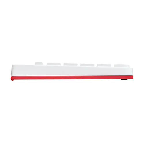 Logitech MK240 NANO Wireless Keyboard and Mouse Combo - White / Vivid Red