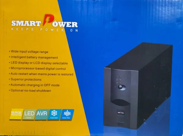 Smart Power UPS 2000VA 1200W Line Interactive UPS with AVR Backup for Gaming PCs, Servers & Office Equipment