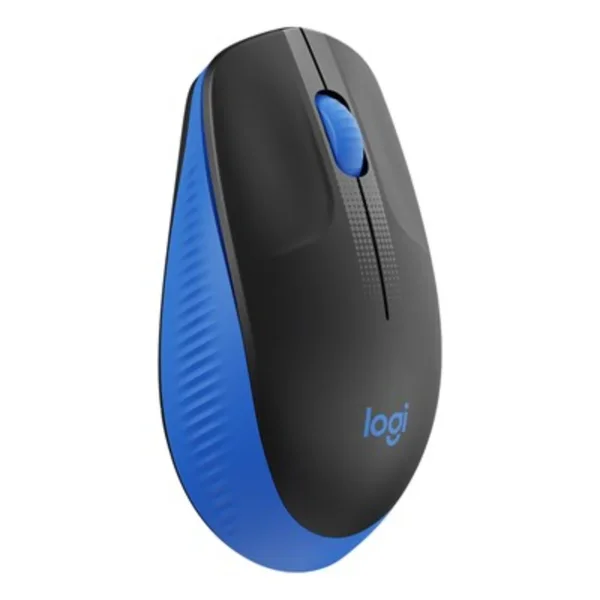 Logitech M190 Wireless Mouse – Black, Full-Size Curved Design