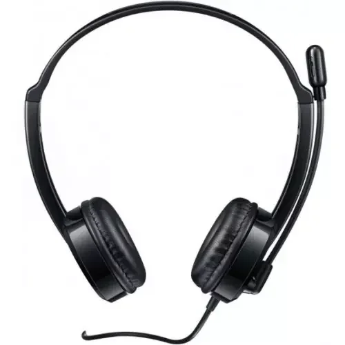 Rapoo H120 USB Stereo Headset with Noise-Cancelling Mic – Black