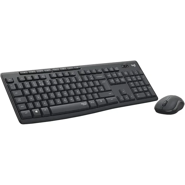 Logitech MK295 Wireless Silent Keyboard and Mouse Combo – Black