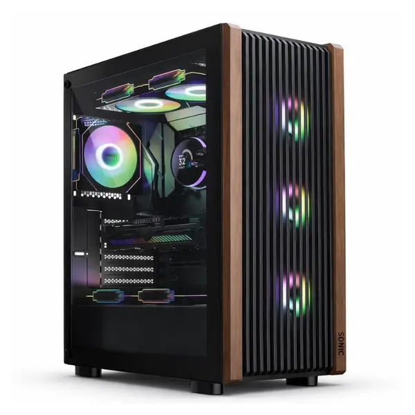 SONIC C19 Black Gaming Case With 4 Infinity ARGB Fans & Tempered Glass Side Panel