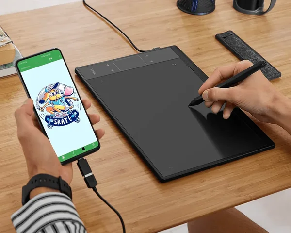 VEIKK VK1060 Graphics Drawing Tablet – 10x6 Inch Active Area, Battery-Free 