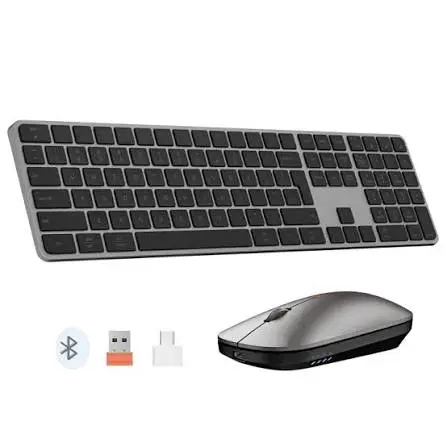 Meetion iKey C230 Black 2-in-1 Wireless Keyboard & Mouse Combo – Scissor Switch, 108 Keys, Dual Mode