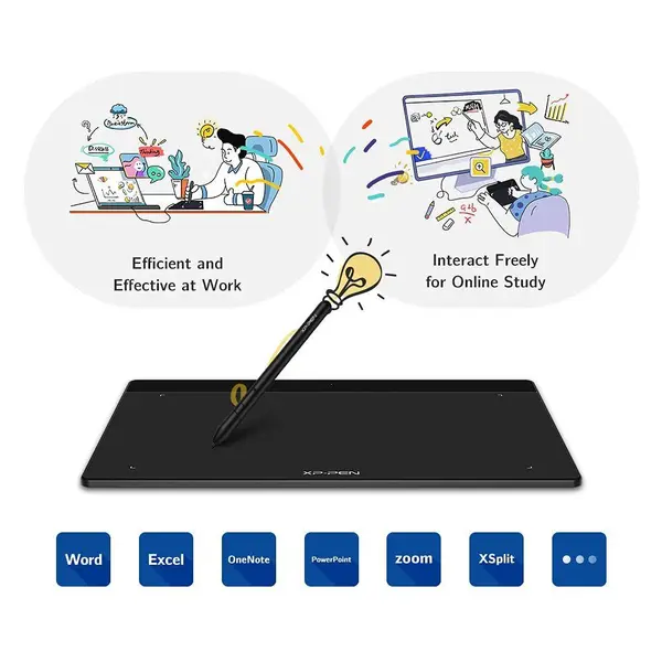 XP-PEN Deco Fun L Graphic Drawing Tablet with Battery-Free Stylus