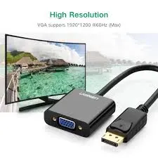 UGREEN DisplayPort Male to VGA Female Converter 1080P 60Hz Video