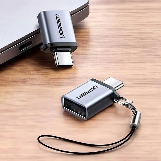 UGREEN Type-C to USB 3.0 A Adapter Cable with Lanyard Space Gray
