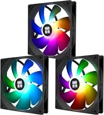 Thermalright TL-C12Q-S ARGB 120mm PWM High Performance Case Fan (3-Pack) – Black
