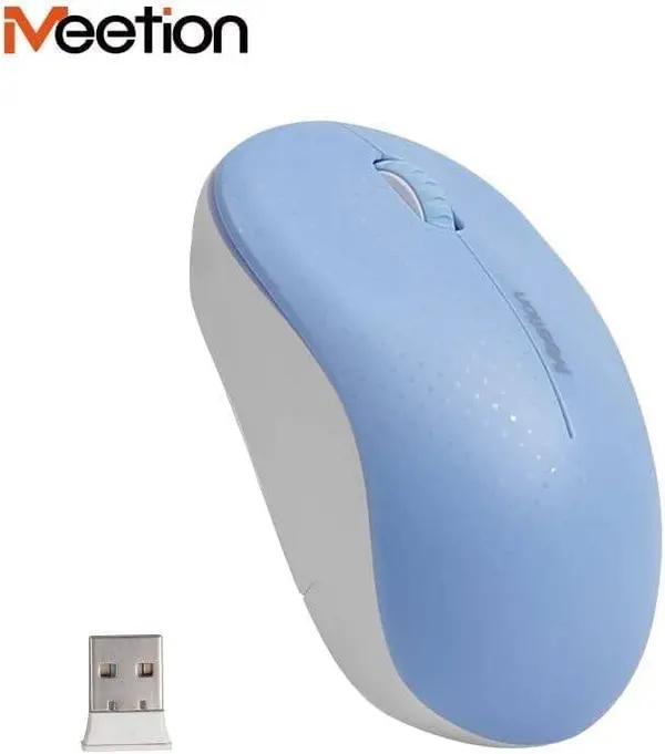 Meetion R545 Blue Wireless Mouse – 2.4G, 1600 DPI