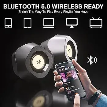 Redragon Kaidas Pro GS-590 Wireless RGB Desktop Speakers with Bluetooth 2.1 and Remote