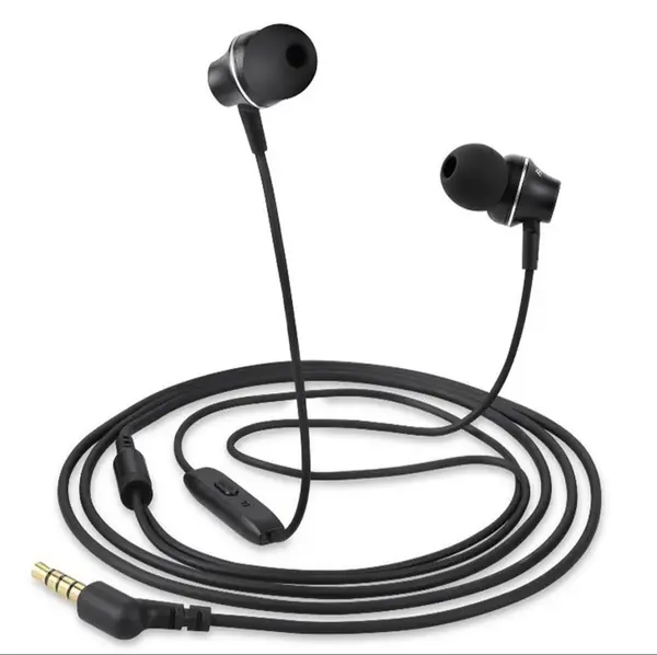 Faster FHF-11C Stereo Wired Earphones – 3.5mm, Nylon Braided Cable, Hi-Fi Sound
