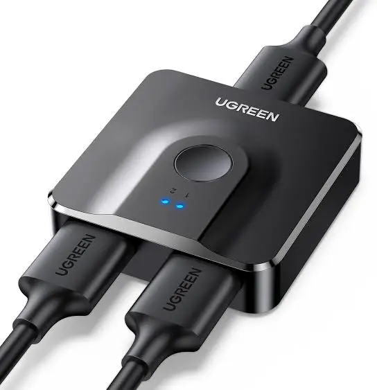 UGREEN 2 In 1 Out HDMI Switcher 4K 60Hz Video Switch Box for TV Monitor