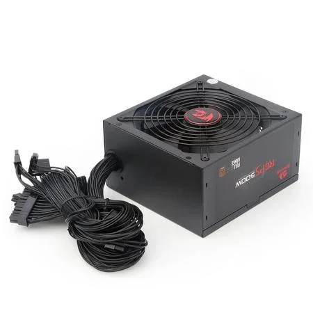 Redragon PS001 500W 80 Plus Bronze Power Supply with APFC, 140mm Silent Fan & PCIe Support