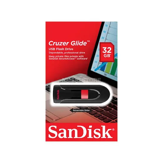 SanDisk Cruzer Glide 3.0 32GB USB 3.0 Flash Drive – High-Speed USB Pen Drive