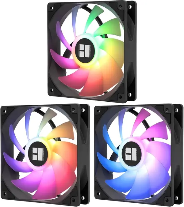 Thermalright TL-C12C-S ARGB 120mm Case Fan (3-Pack) Black