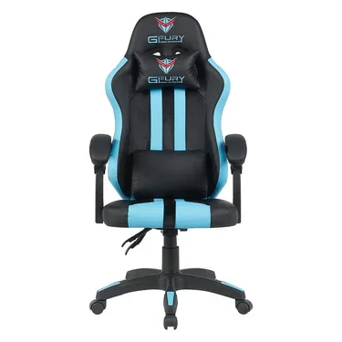 GFURY GF-KW-G8193 Gaming Chair Black Blue PU Leather Fabric Ergonomic Racing Chair Adjustable Armrest 100mm Gas Lift Nylon Base Gaming Chair Pakistan