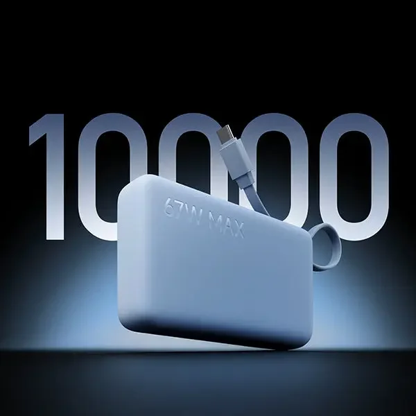 Xiaomi Mi 67W Power Bank 10000mAh – Integrated Cable, Ultra-Fast Charging