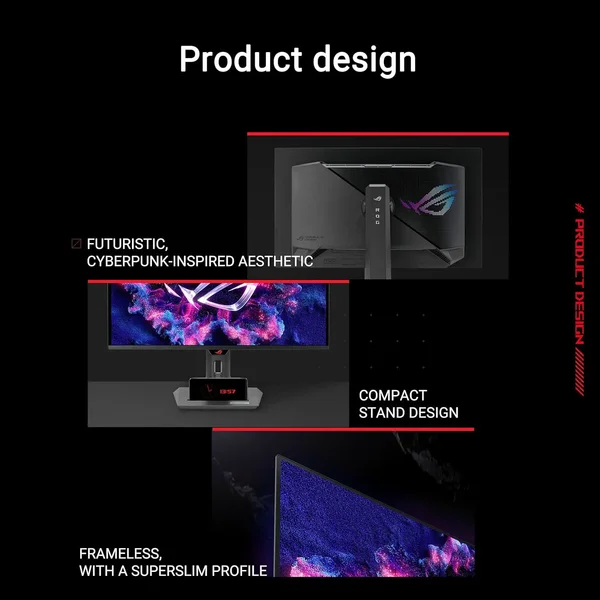 ASUS ROG Strix OLED XG27UCDMG 27" 4K UHD QD-OLED Gaming Monitor - 240Hz HDMI 2.1