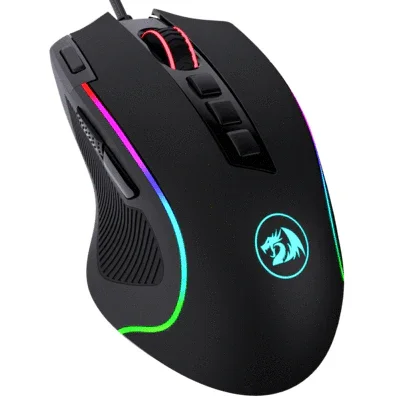 Redragon M612 Predator RGB Wired Gaming Mouse 8000 DPI Optical Gaming Mouse with 11 Programmable Buttons & Rapid Fire