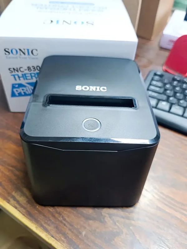 SONIC SNC-830 Thermal Receipt Printer USB POS Printer 80mm High Speed ESC/POS Compatible Auto Cutter Support Retail Billing Printer for Shop Restaurant