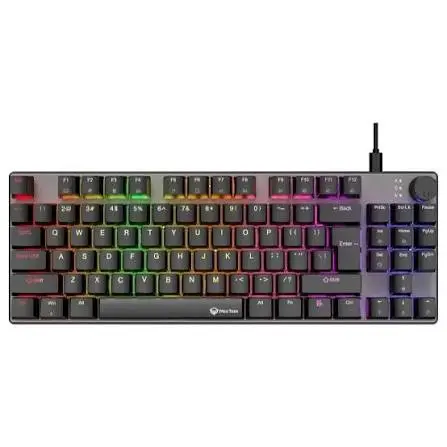 Meetion MK008 PRO 80% Mechanical Gaming Keyboard – Metal Top Cover, Detachable USB-C, Hot-Swappable Red Switches, RGB Backlit