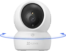 EZVIZ H6c 1080P WiFi Indoor Pan & Tilt Security Camera – Smart Tracking, Night Vision, Two-Way Audio