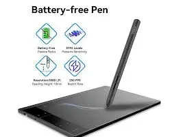 VEIKK VK1060 Graphics Drawing Tablet – 10x6 Inch Active Area, Battery-Free 