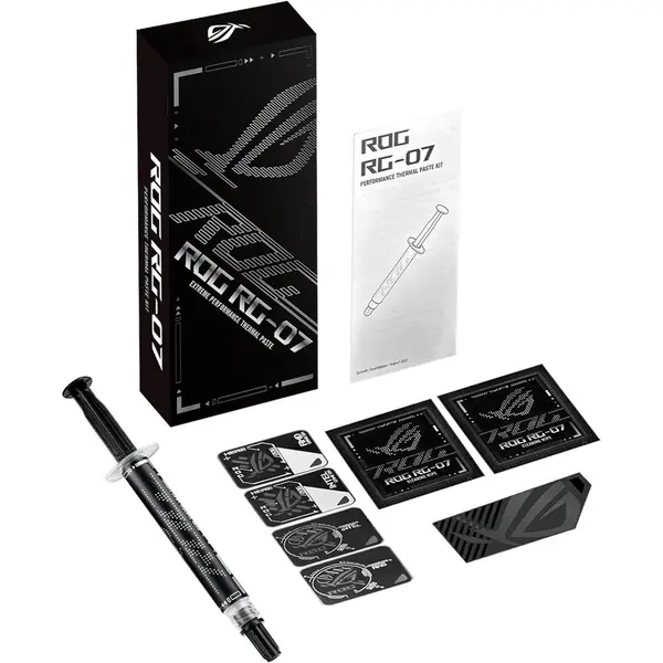 ASUS ROG RG-07 Performance Thermal Paste Kit High Conductivity CPU GPU Thermal Compound for Gaming PC Cooling