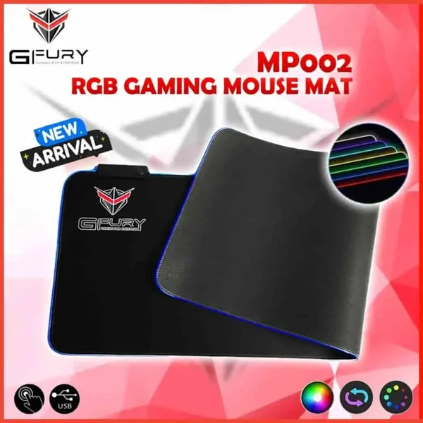 GFURY GF-MP002 Gaming Mouse Pad – Anti-Slip Smooth Mouse Mat for Gaming & Office Setup  2. Short Description