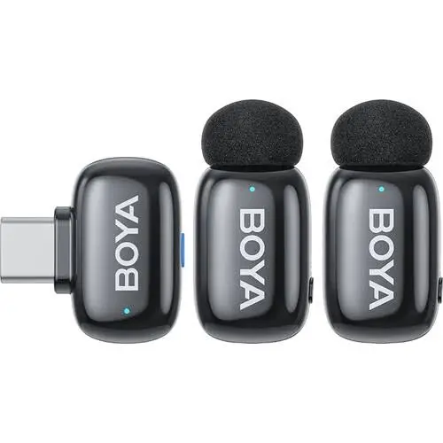 BOYA MINI 2-05 Wireless Microphone – For Type-C Only, Single Mic with Charging Powerbank Case
