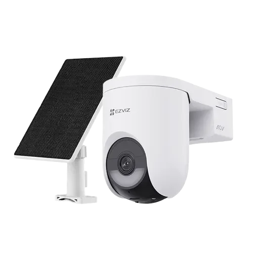 EZVIZ HB8C/SP 4MP 2K+ Solar-Powered Outdoor WiFi Security Camera – 340° Pan & 80° Tilt, AI Human & Vehicle Detection