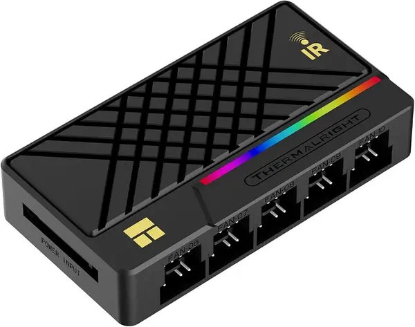 Thermalright HUB X10 IR ARGB and Fan Control Black Multi-Port Hub